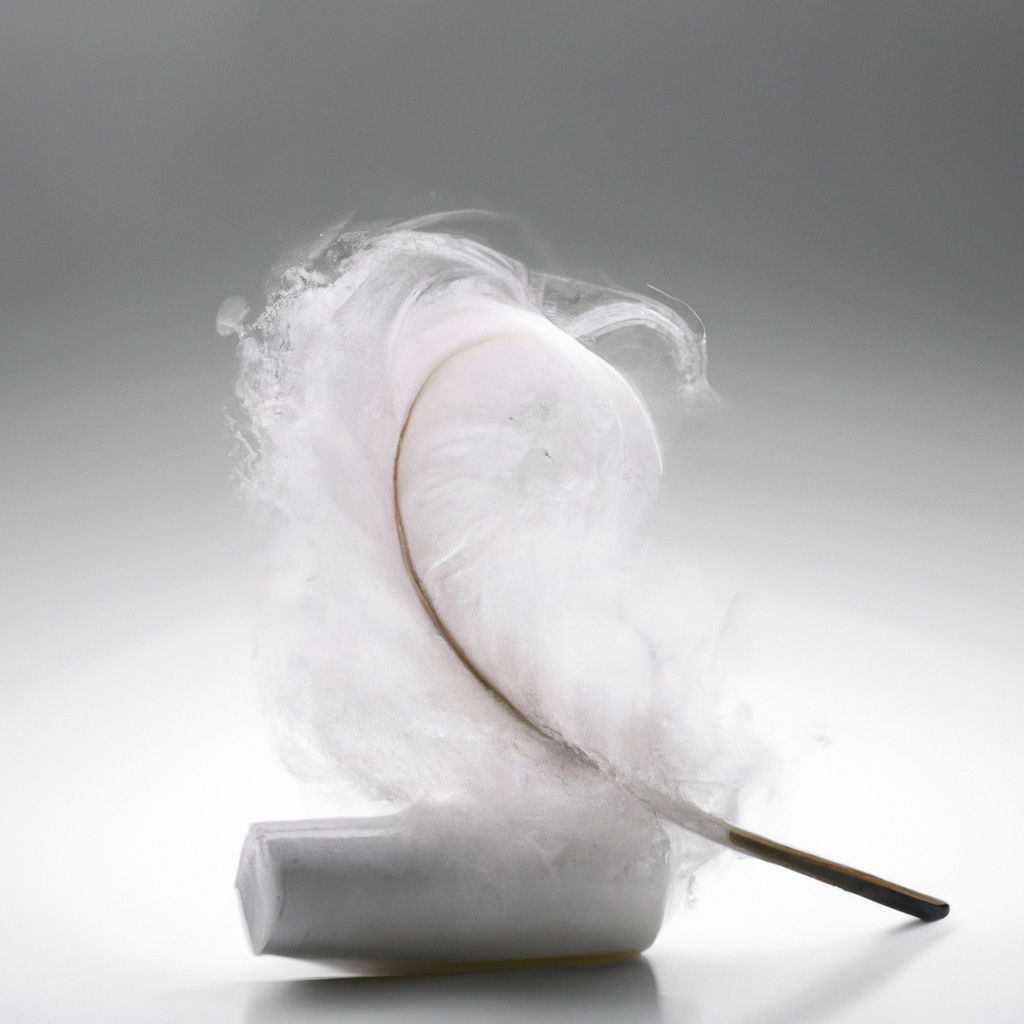 Haz de luz suave diagonal en estudio minimalista sobre fondo gris